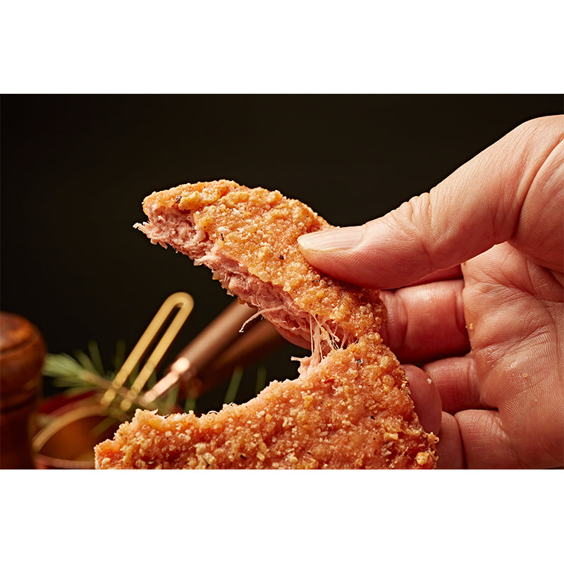 Plant-based  Black Pepper Pork Chop-Breaded